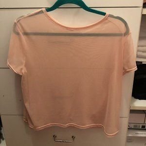Mesh Light Pink Top